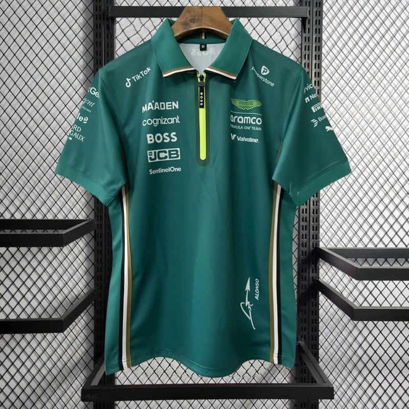 2025 F1 Aston Martin t-shirt ARAMCO #14 Racing Suit