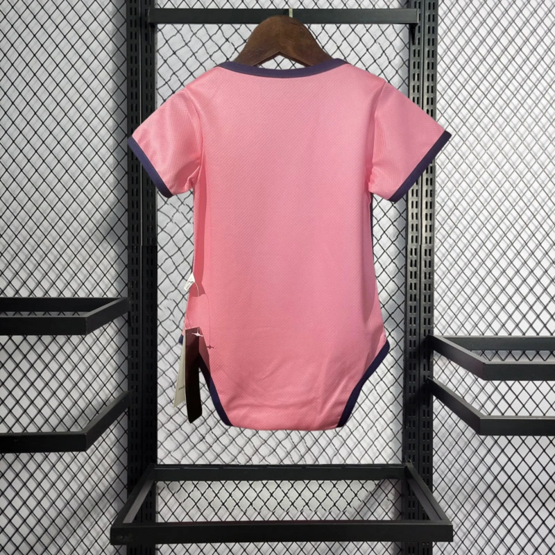 2025-26 Baby Real Madrid Pink Football jersey