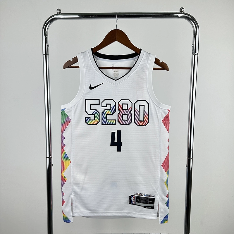 2025 NBA Denver Nuggets 4 WESTBROOK Basketball Jersey