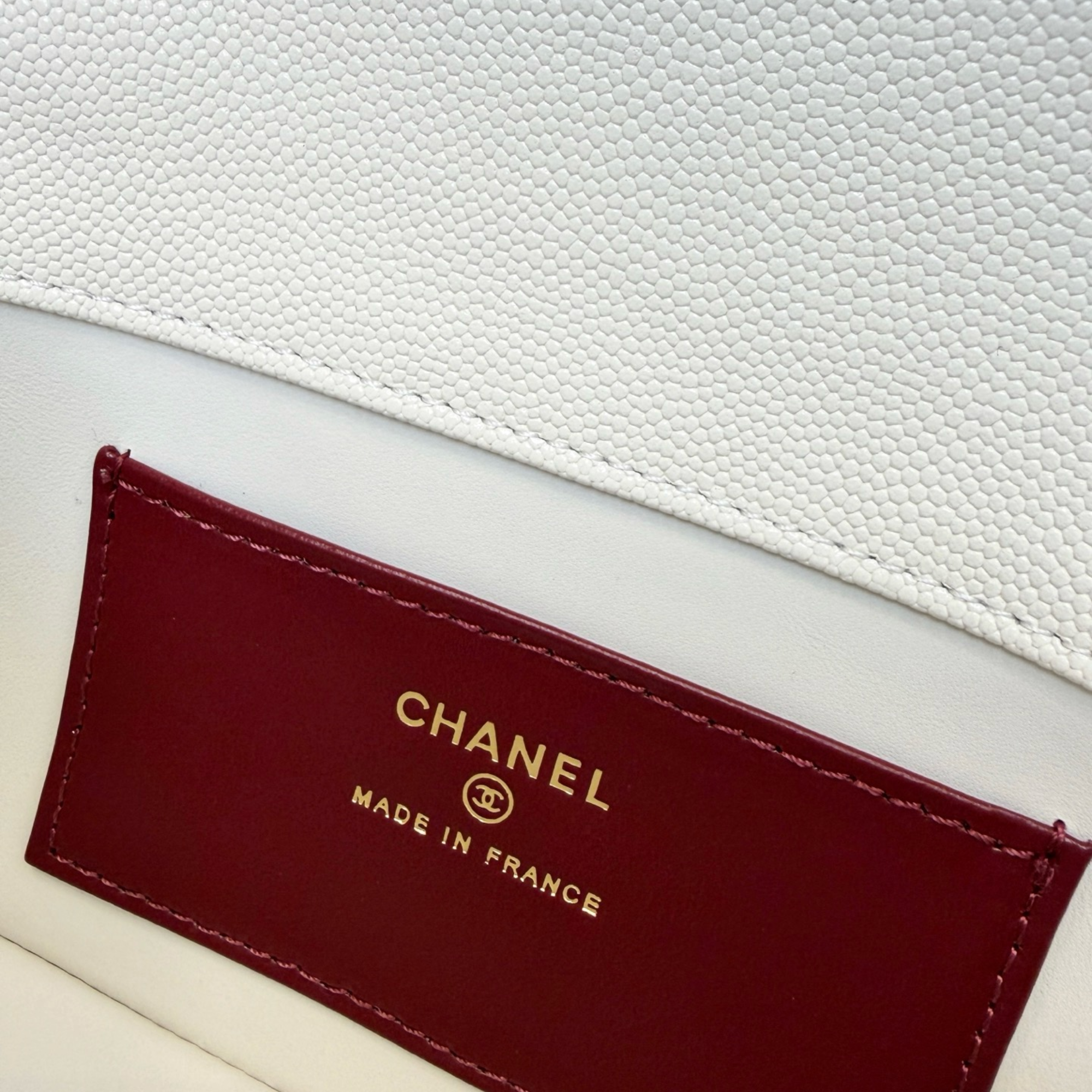 Chanel Clutch White Bag 17cm/6.7in