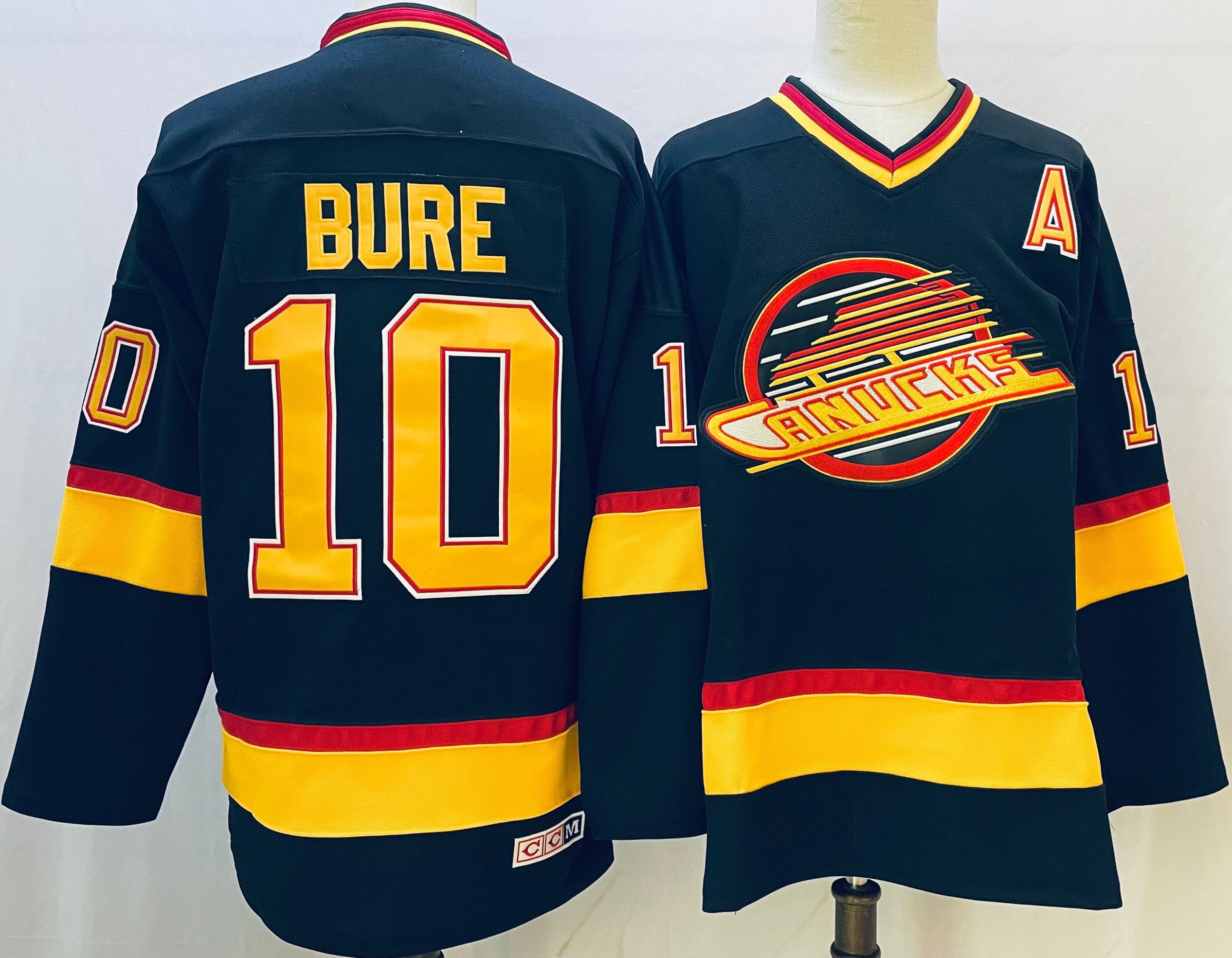 NHL Vancouver Canucks  BURE # 10  Jersey