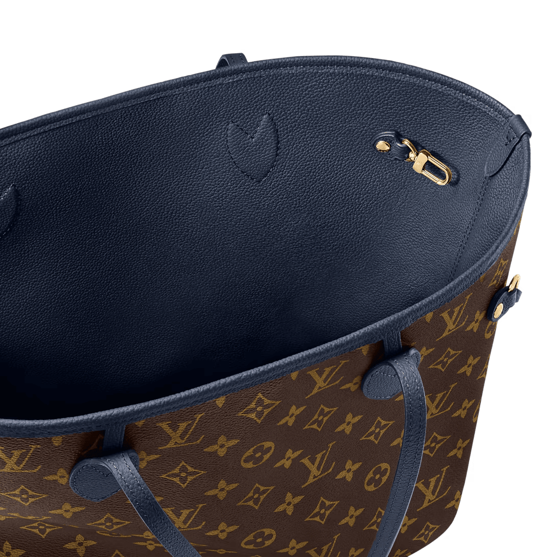 Louis Vuitton Neverfull Inside Out MM Medium Navy Tote Bag 31cm/12.2in M14904