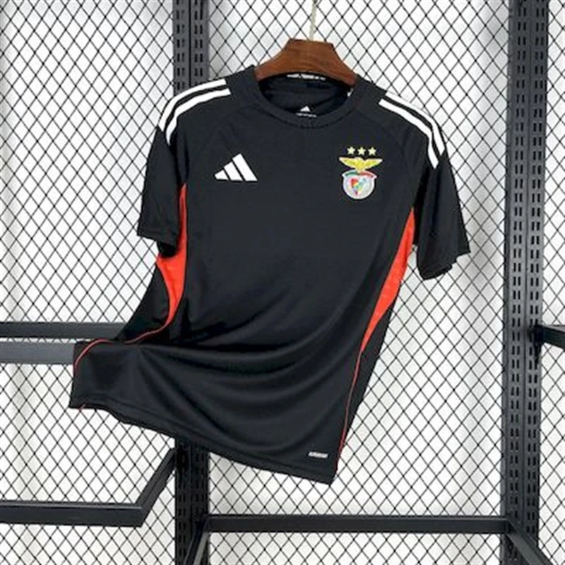 2025-26 Benfica season black pre-match training uniform Football jersey