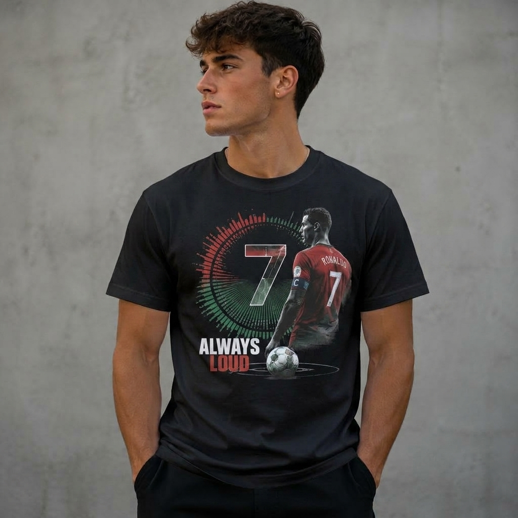 Cristiano Ronaldo Pure Cotton Unisex T-Shirt – Limited-Time Offer