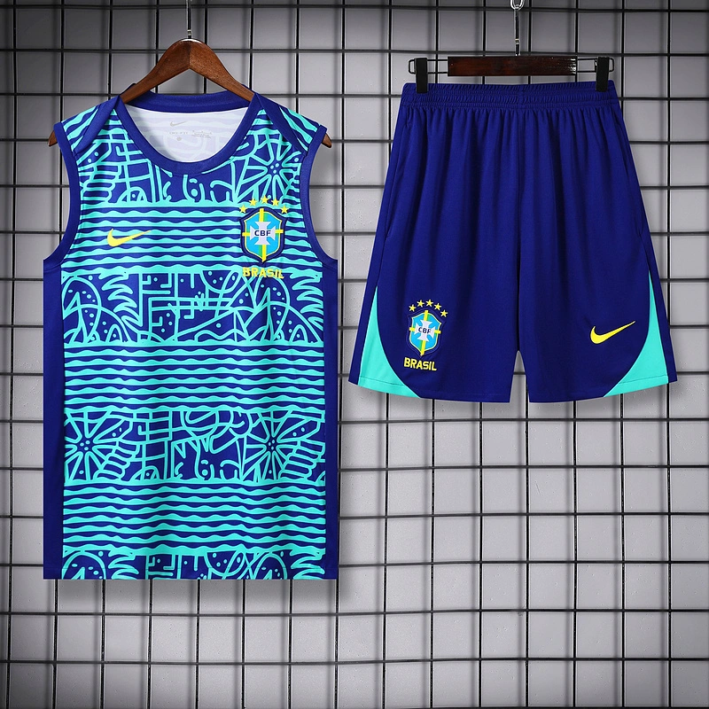 2024-25 Brazil Sleeveless Vest Training Wear