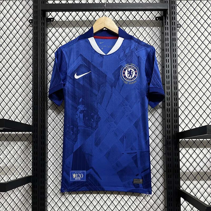2025-26 Chelsea 120th anniversary Home Football jersey