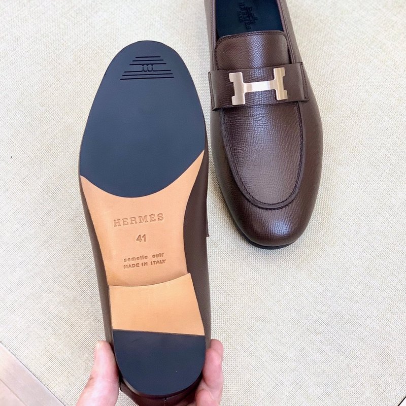 HERMES PARIS LOAFER BROWN