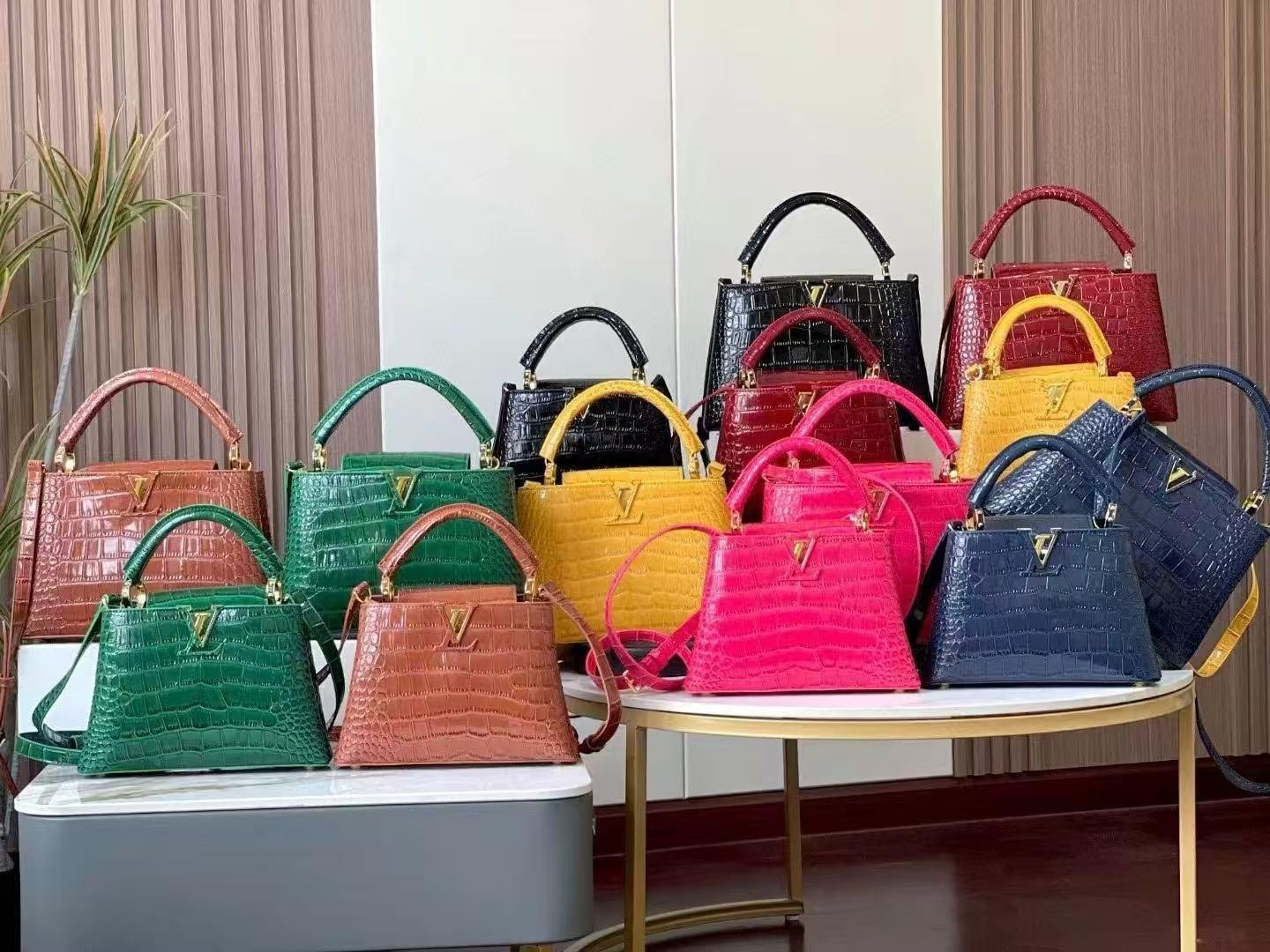 Louis Vuitton Capucines Crocodile Leather Bag