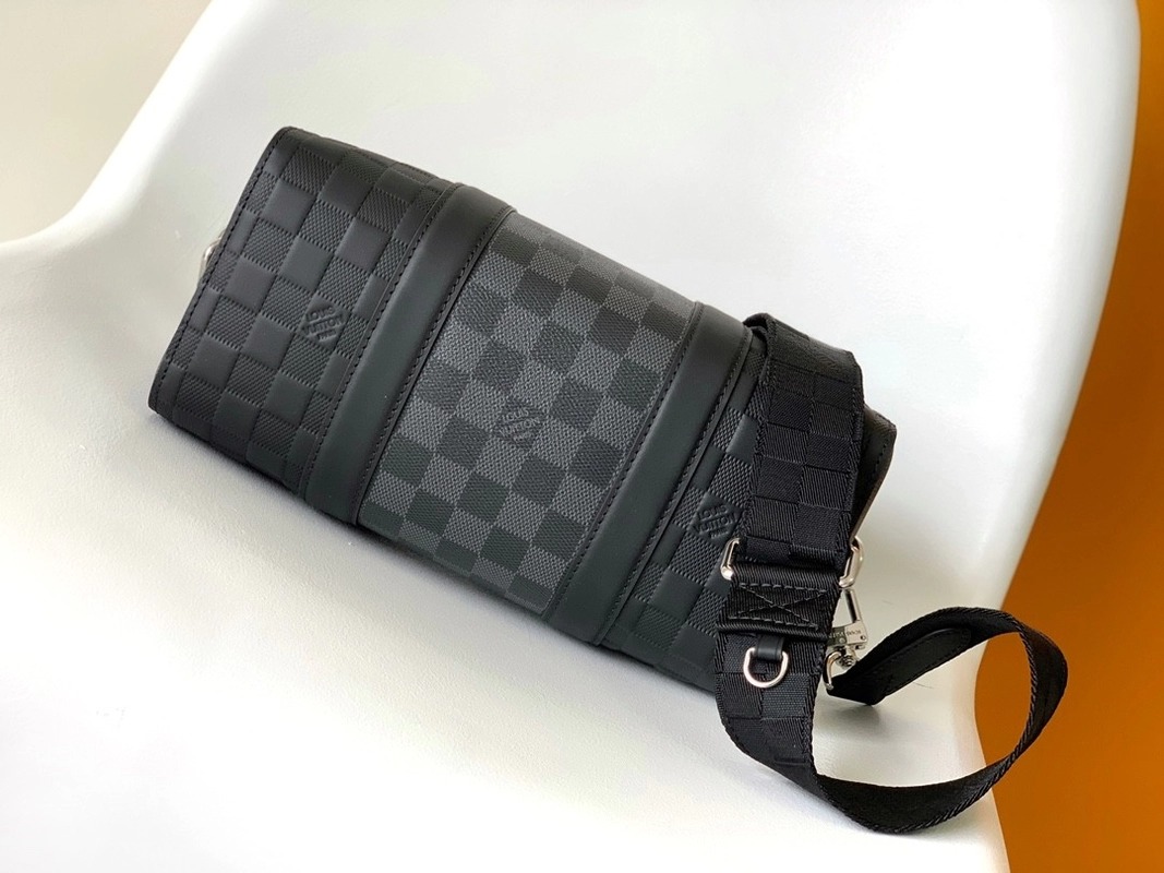 Louis Vuitton Keepall 50 Black Graphite N40443