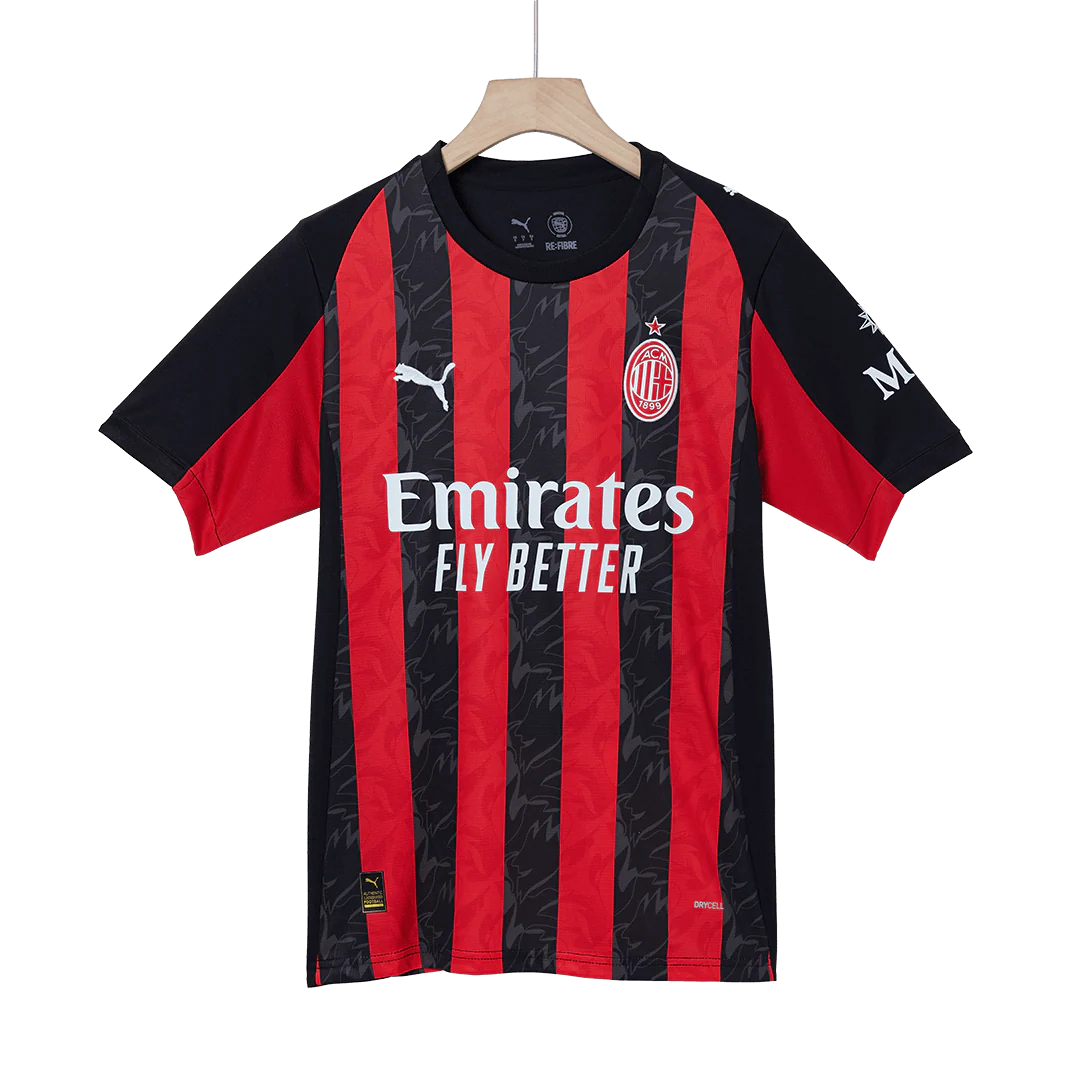 AC Milan Home Soccer Jersey 2025/26 Red&Black