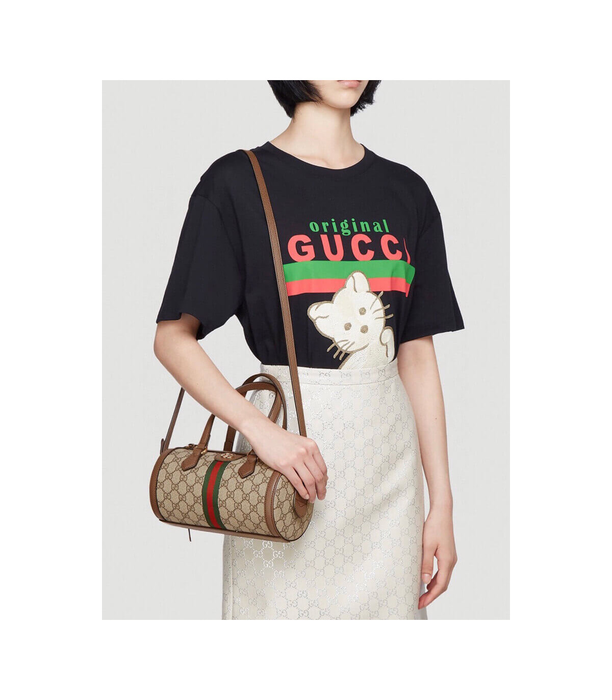 Gucci Ophidia GG Small Boston Bag