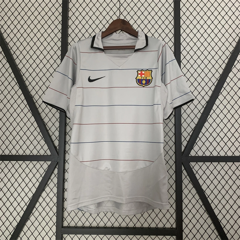 Retro 2003-04 FC Barcelona Away Jersey Football jersey retro
