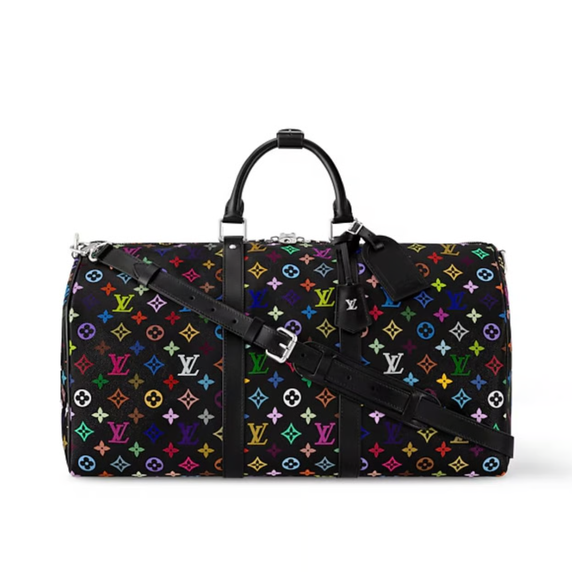 Louis Vuitton LV x TM Keepall Bandoulière 50 Multicolore Black 50cm M13745