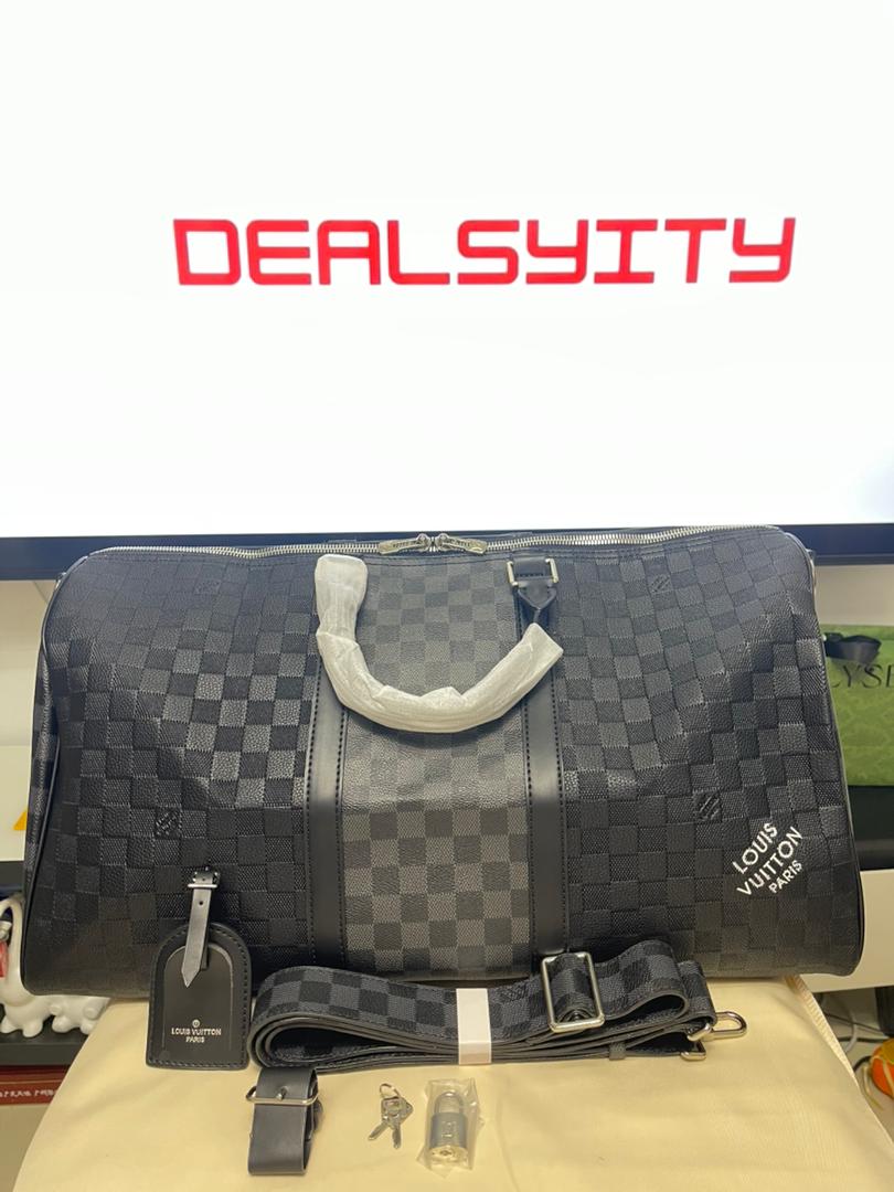 Louis Vuitton Keepall 50 Black Graphite N40443