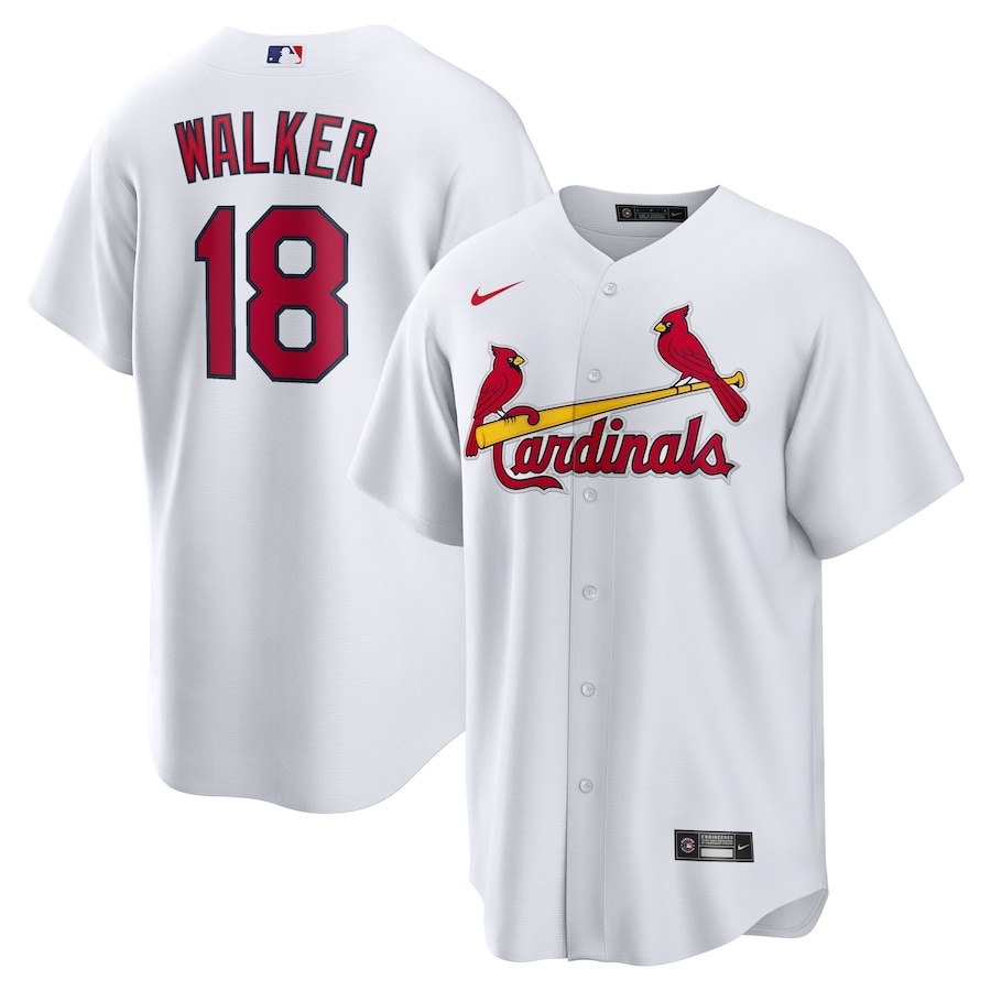 Jordan Walker St. Louis Cardinals Home Official Player Jersey White