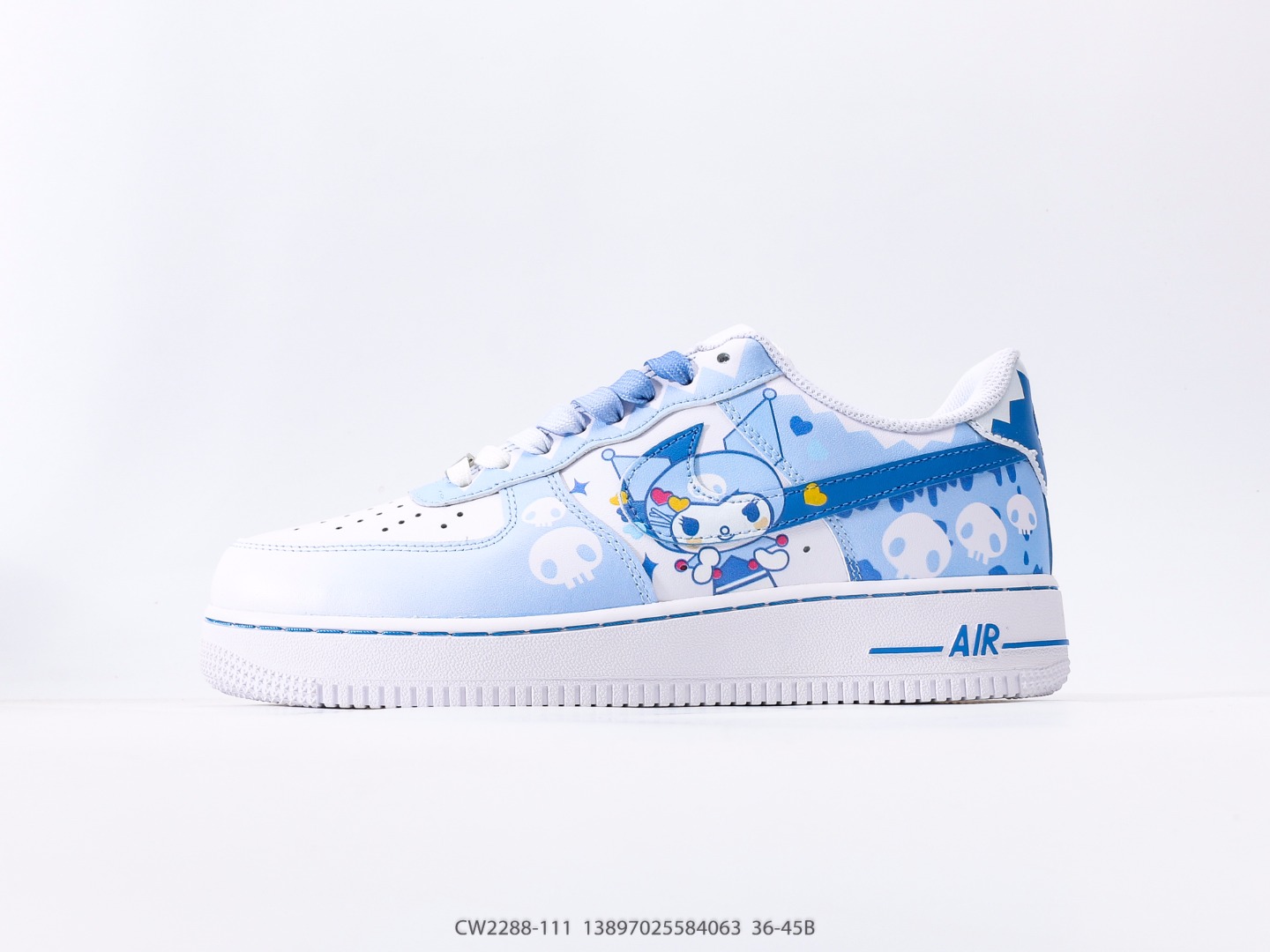 Nike Air Force 1 Low Kuromi Blue Custom