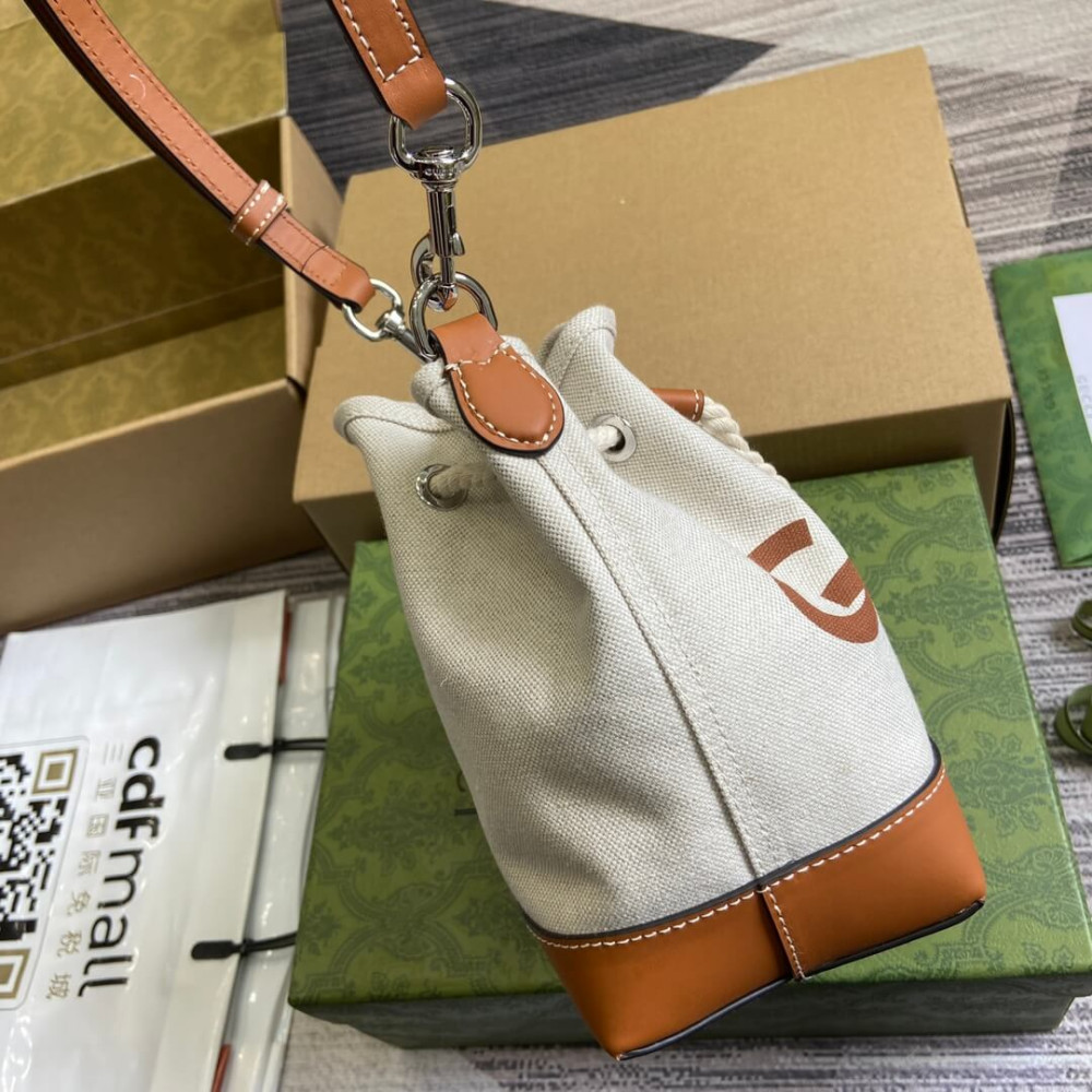 Gucci Mini Shoulder Bag With Gucci Print