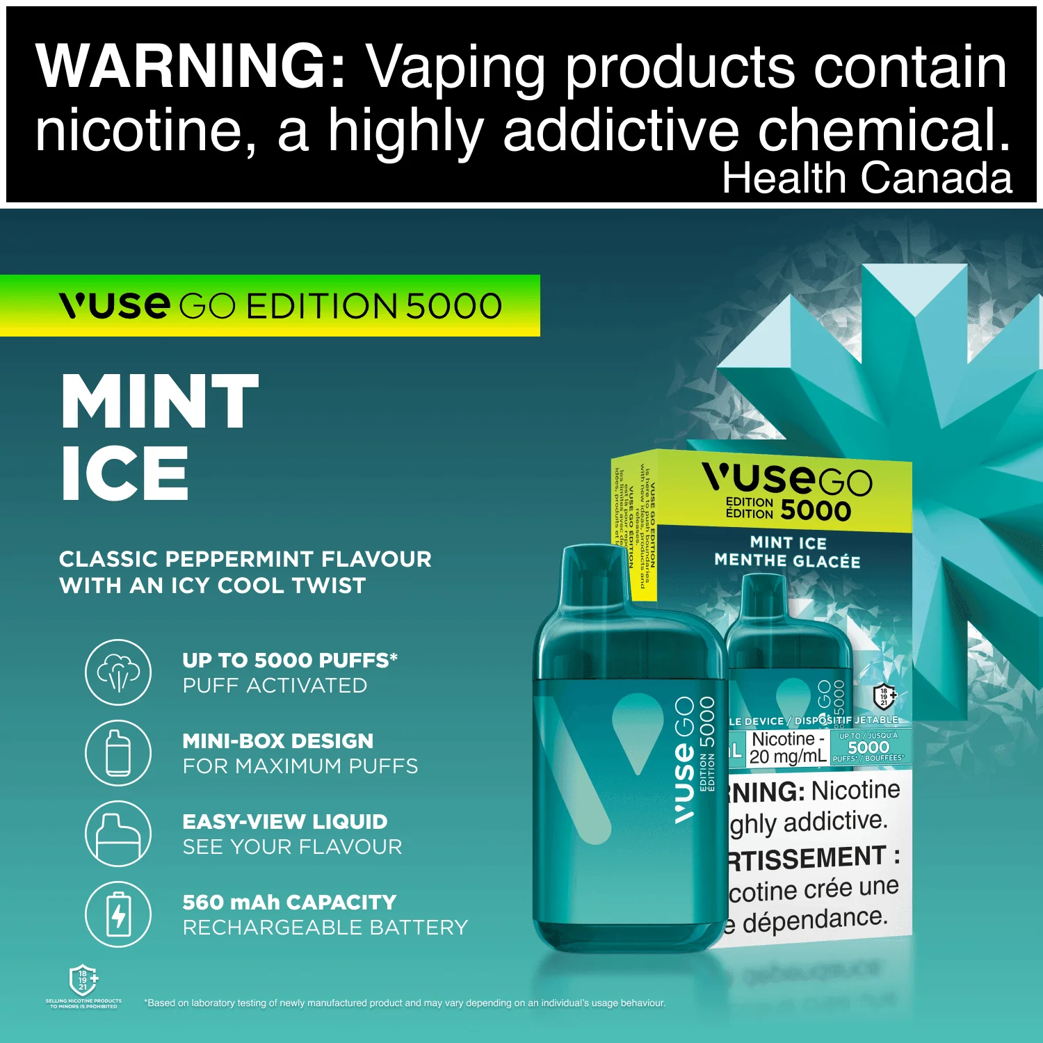 Vuse GO 5000 - Mint Ice