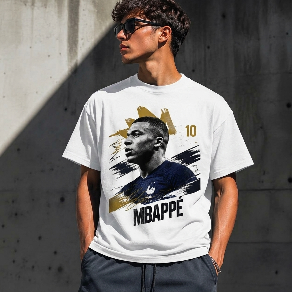 Kylian Mbappé Unisex T-Shirt – Limited-Time Offer – Hot Seller