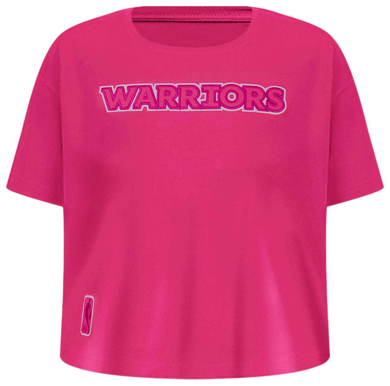 Pro Standard Golden State Warriors Triple Pink Ss Boxy Tee