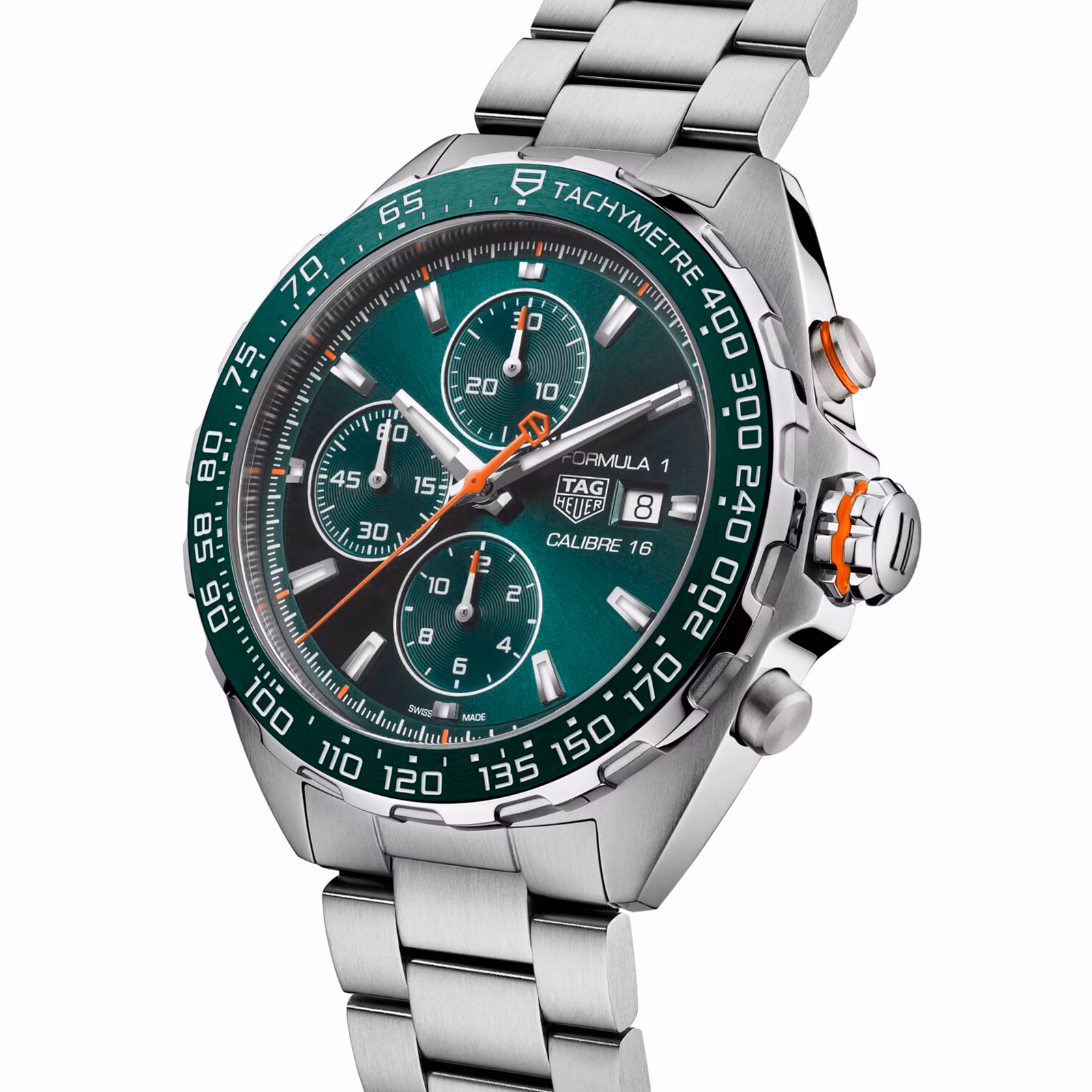 TAG Heuer Formula 1 Chronograph 44mm Mens Watch Green CAZ201H.BA0876