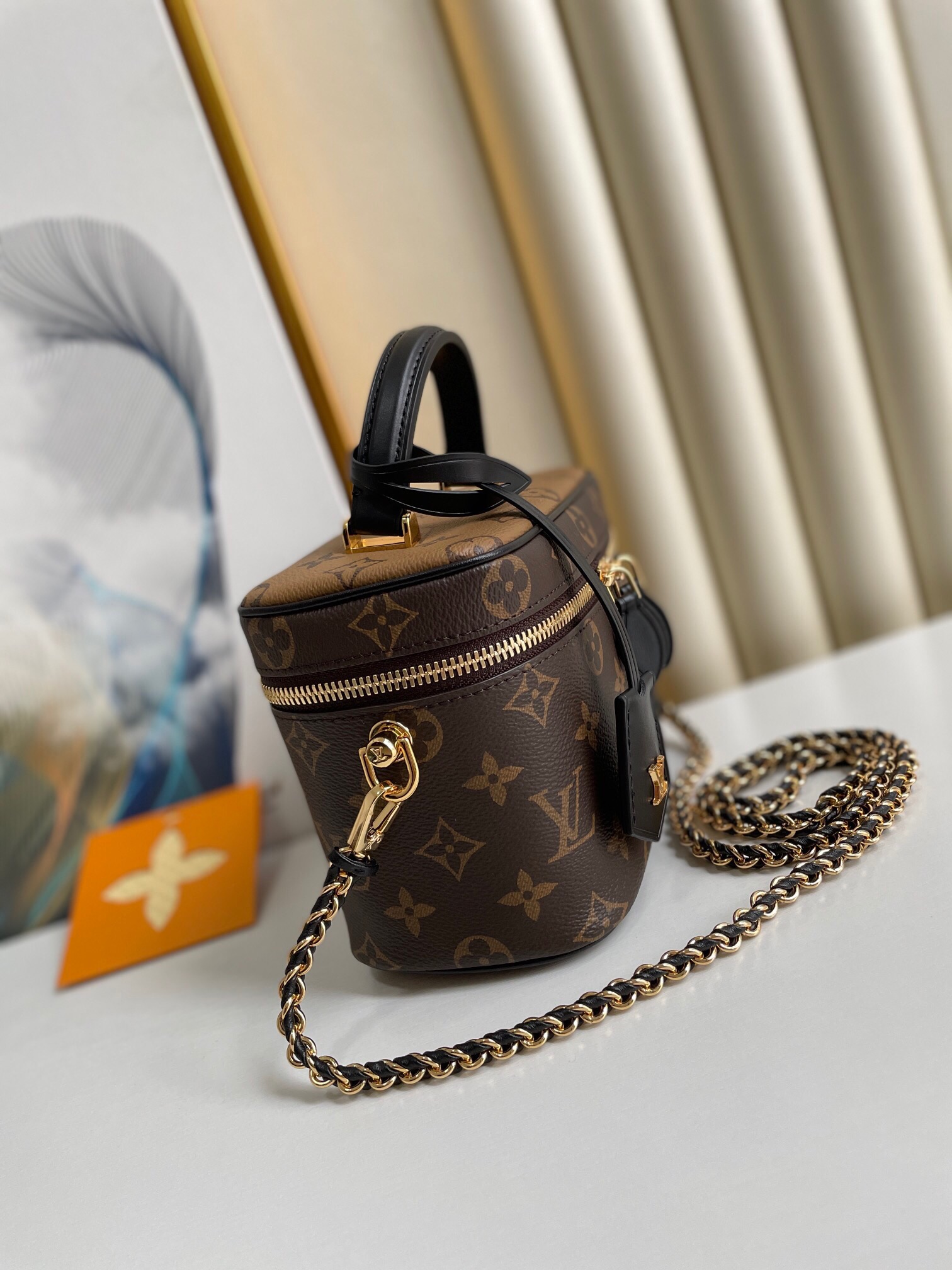 Louis Vuitton Vanity Chain Pouch Other Monogram Canvas 17cm Women Handbags M47125