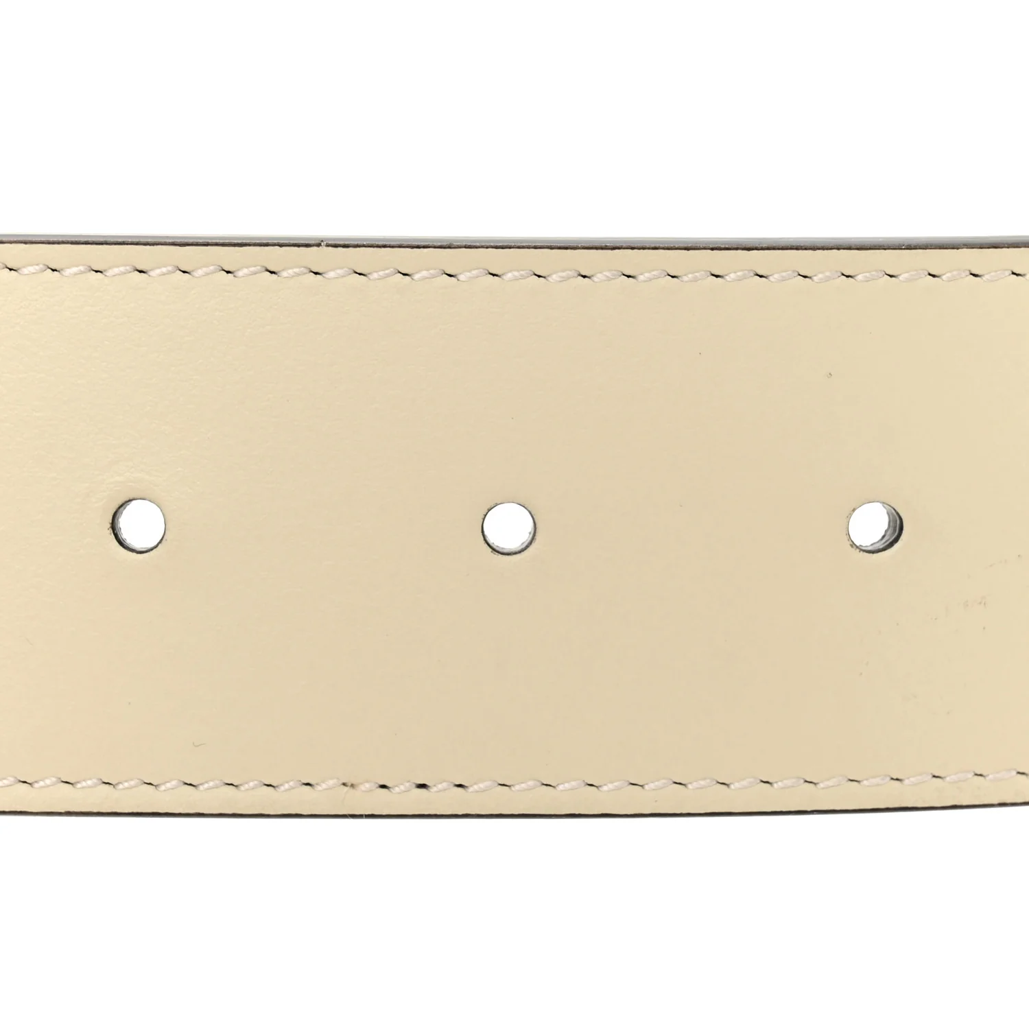 GG Supreme Monogram Matte Plutone Calfskin Double G 40mm Belt 95 38 Beige Ebony Mystic White