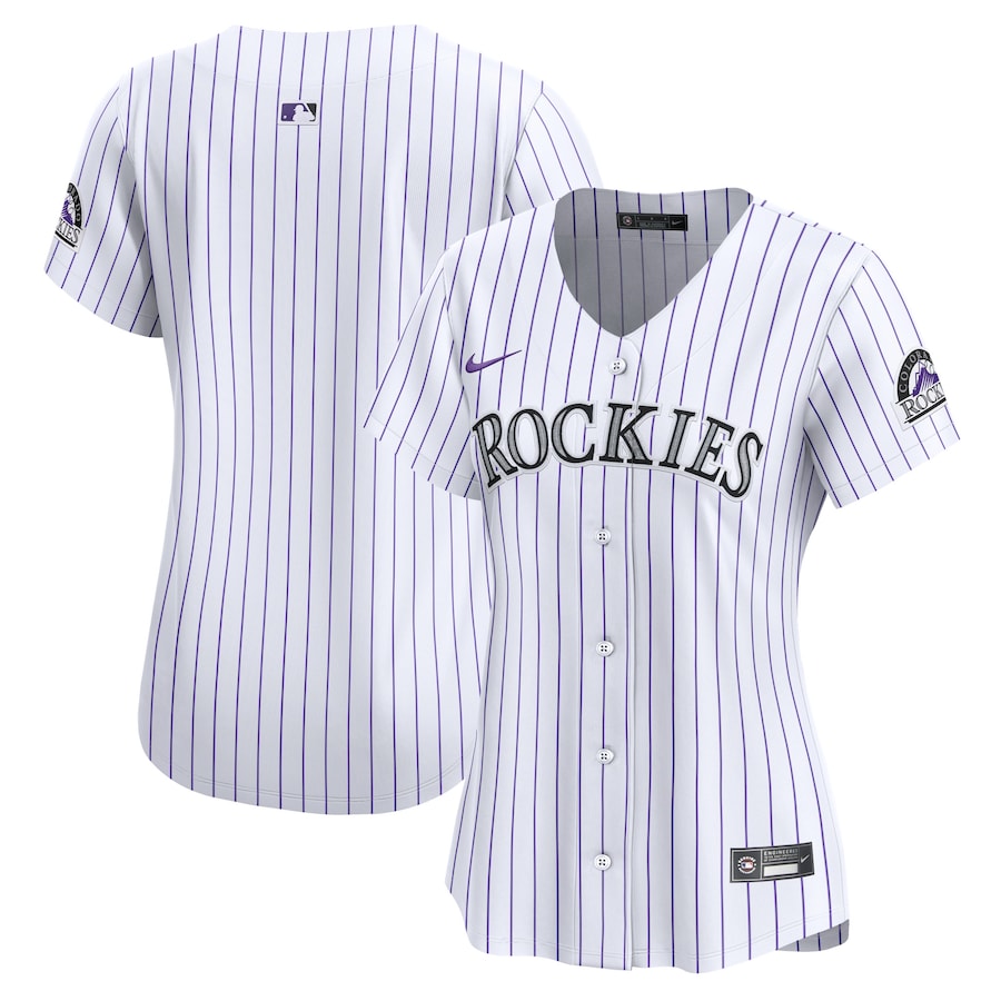 Colorado Rockies Women's Home Limited Jersey White