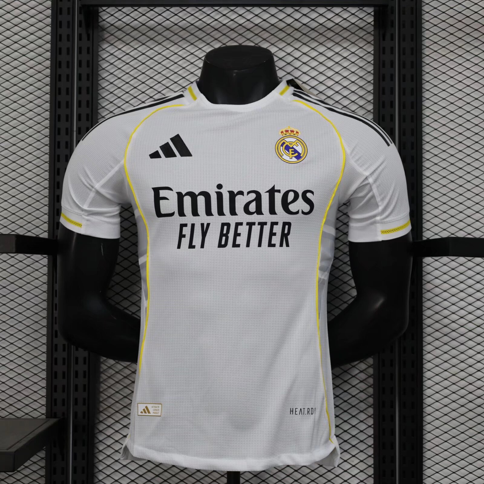 2025/2026 Player Version Real Madrid Home Football Shirt 1:1 Thai Quality
