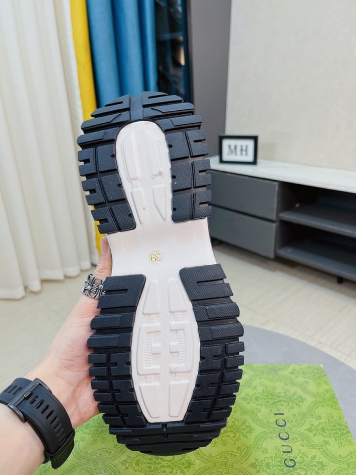 Gucci Gc Rhython Leather Sneaker Black