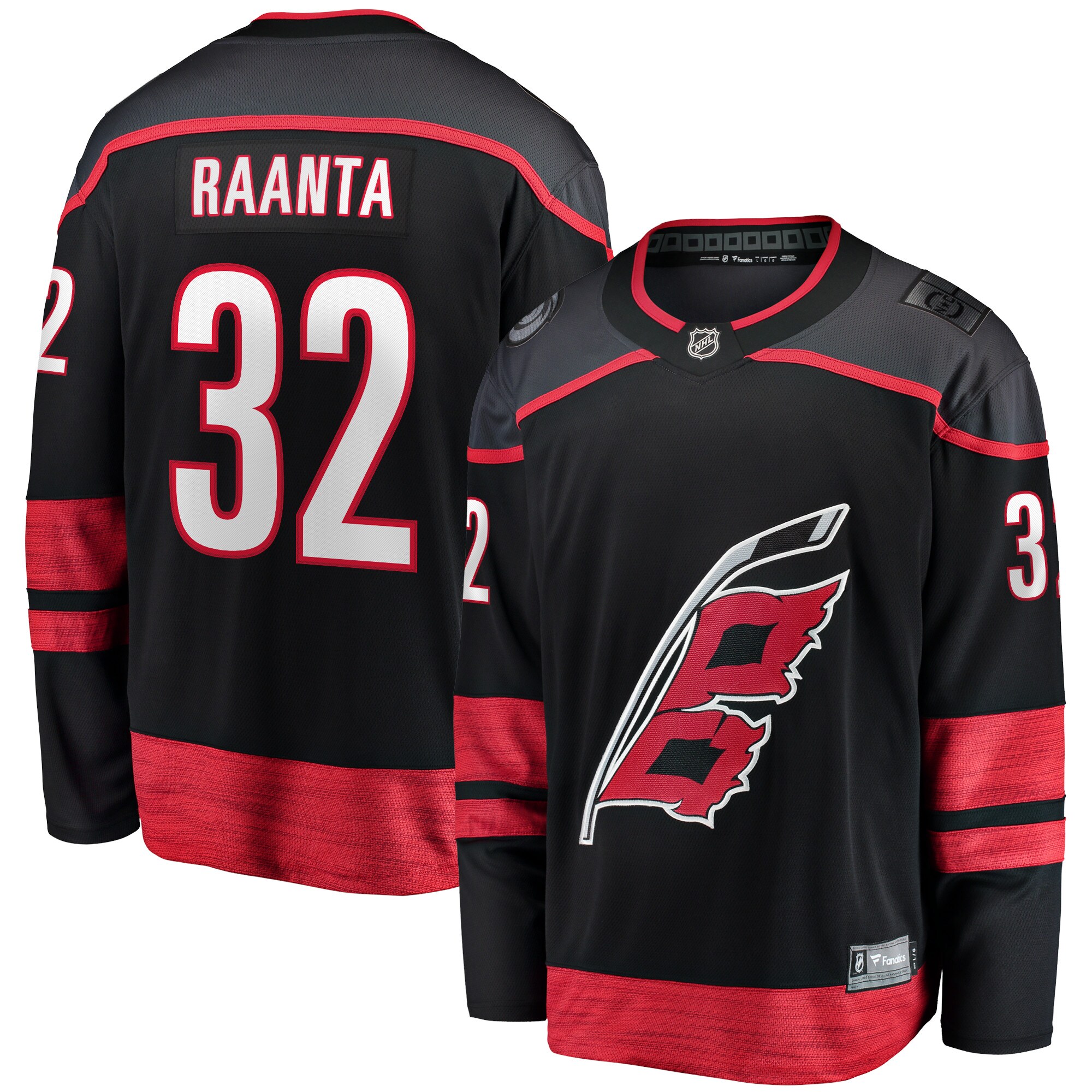 Antti Raanta Carolina Hurricanes Fanatics Home Breakaway Player Jersey – Black