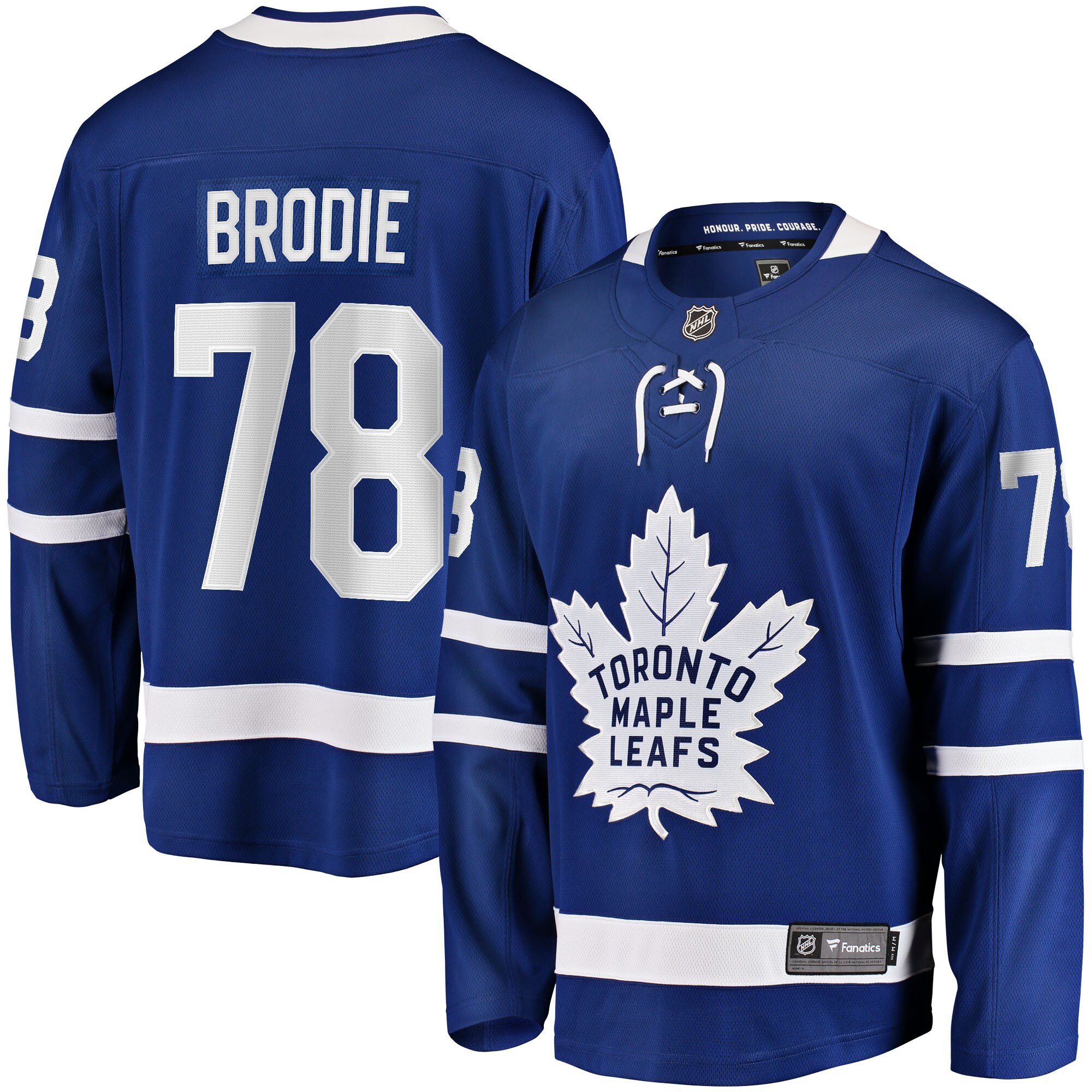 TJ Brodie Toronto Maple Leafs Fanatics Home Breakaway Player Jersey – Blue