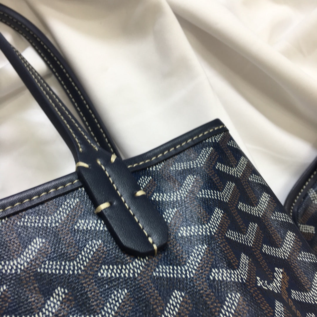 Goyard Anjou Mini Bag 20cm Black Canvas