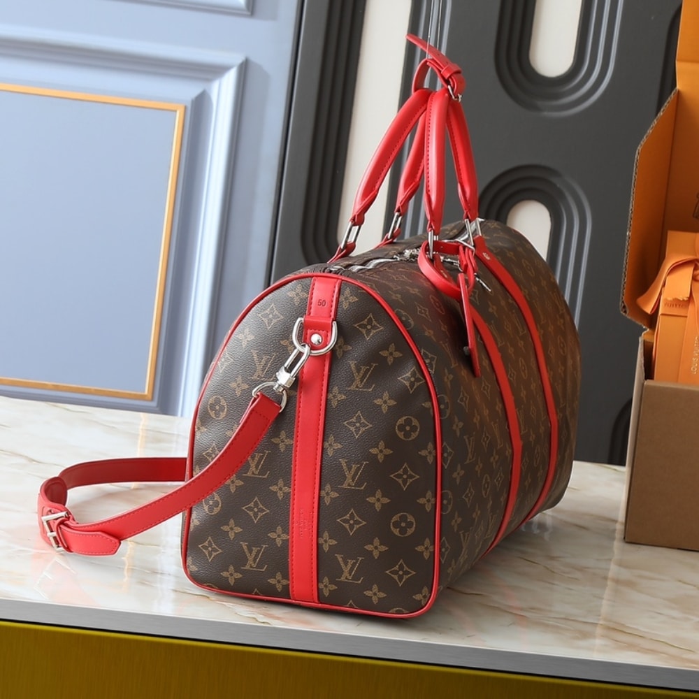 Louis Vuitton Keepall Bandoulière 45 Sari Red 50cm M13808