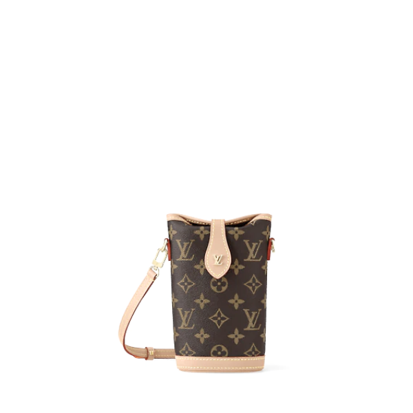 Louis Vuitton Fold Me Pouch Beige 19Cm M80874