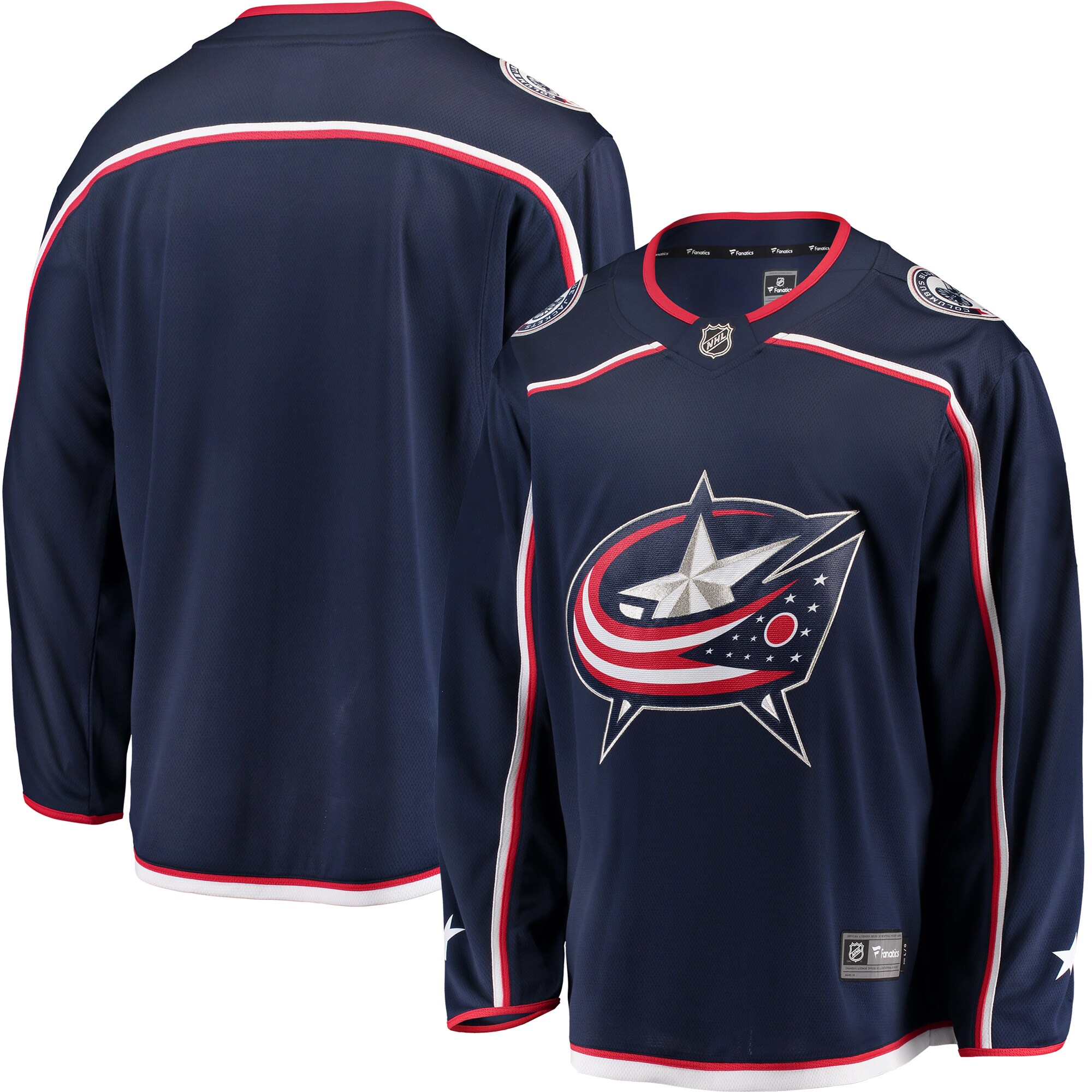 Columbus Blue Jackets Fanatics Breakaway Home Jersey – Navy
