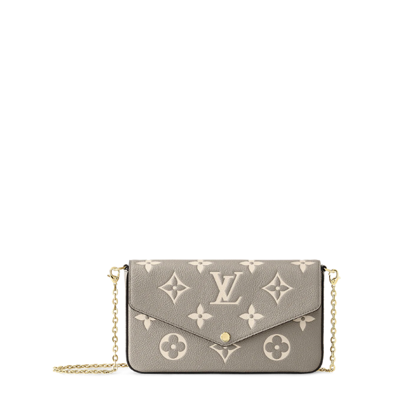 Louis Vuitton F Licie Pochette Light Grey 21Cm M82047