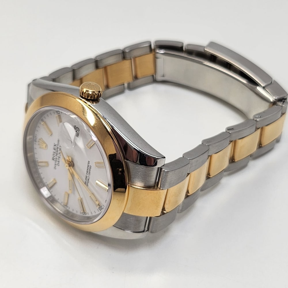[Superclone] Rolex Datejust 41mm White Dial Smooth Oyster 126303