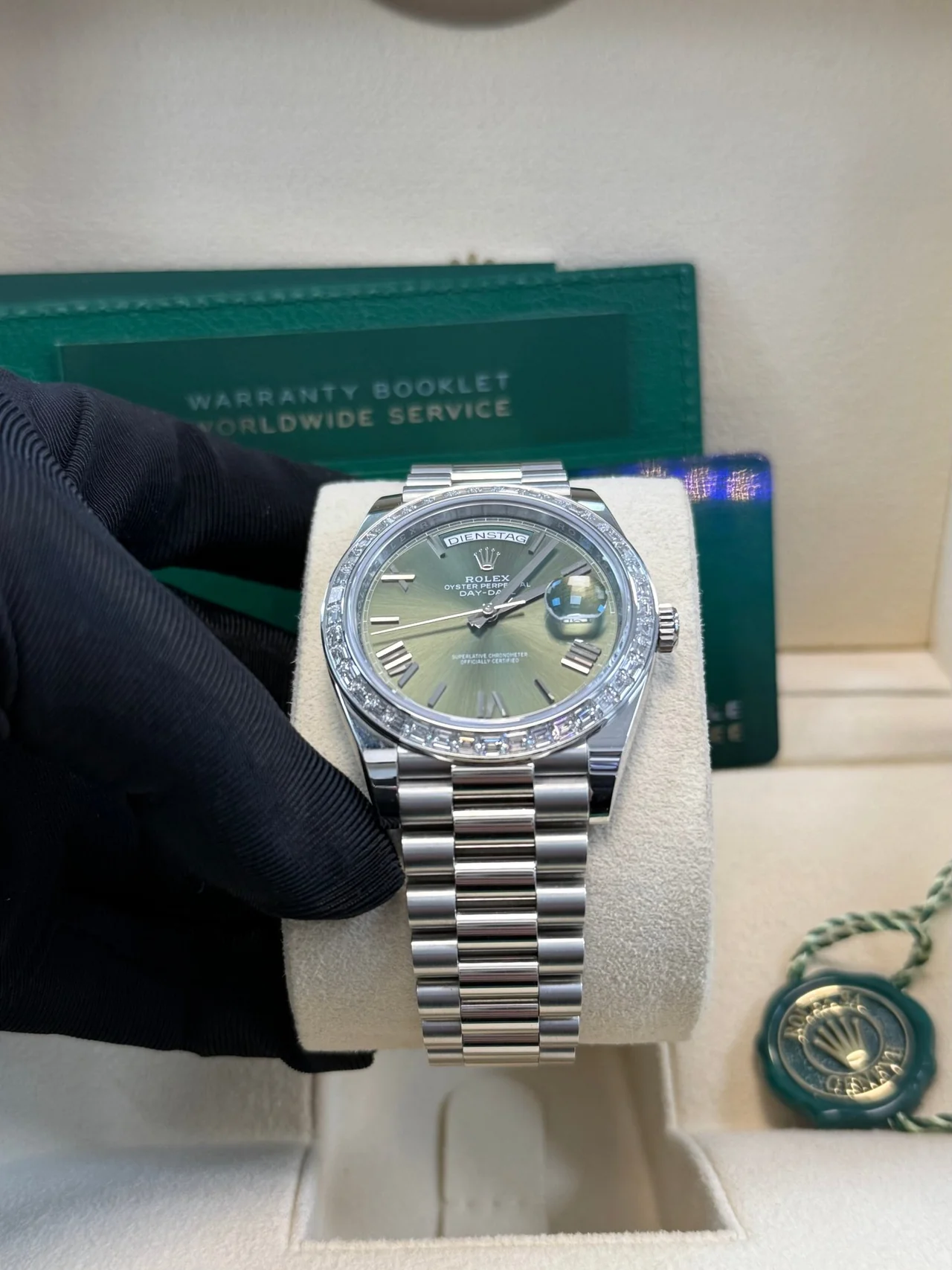 [Superclone] Rolex Day-Date 40mm Olive Green Dial President 228396TBR