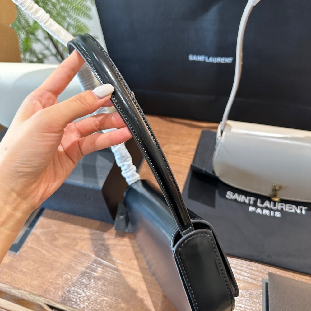 Saint Laurent Mini Voltaire In Box Black 17Cm