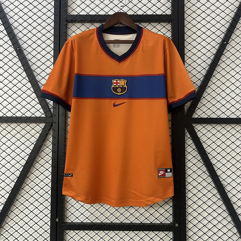 Retro 1998-99 FC Barcelona Third Away Football jersey retro