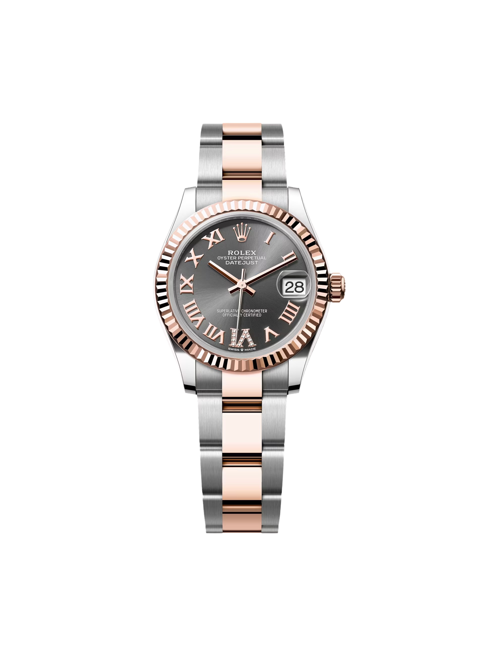 Rolex Datejust m278271-0029/0030 Slate 31mm Dial Oyster Bracelet Watch
