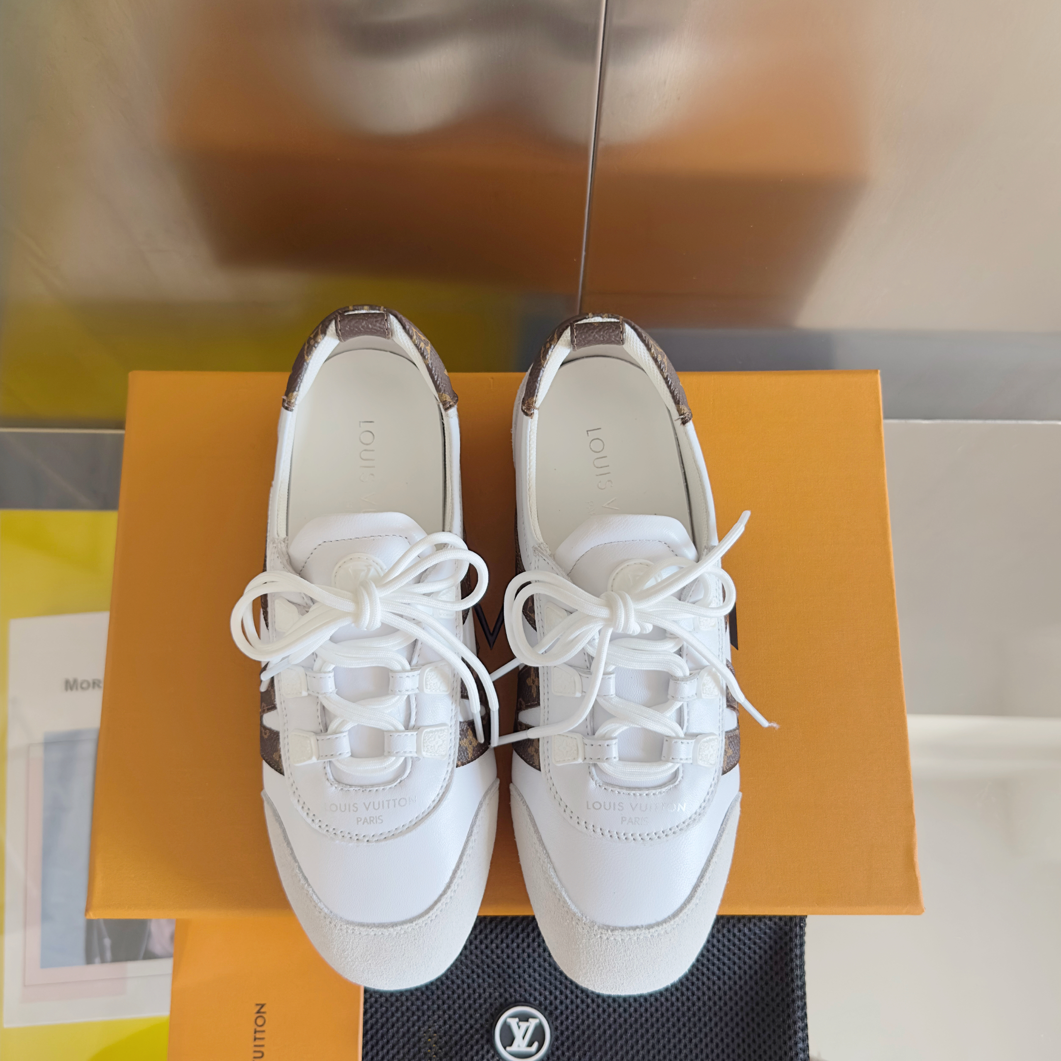 Louis Vuitton Sneakerina Monogram White – Women’s Ballet-Inspired Slim Sneakers