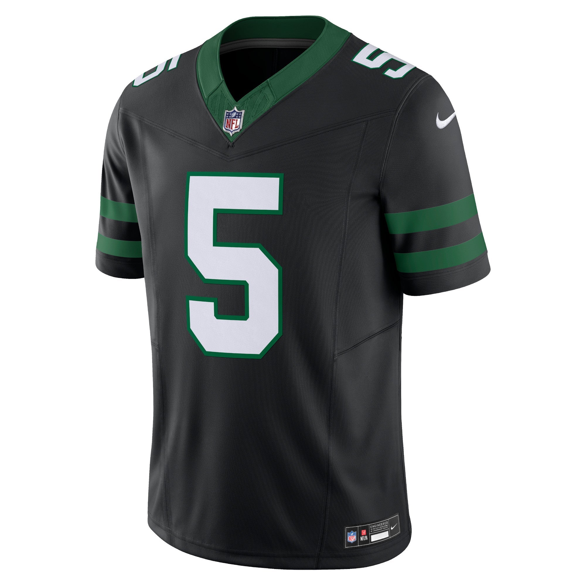 Garrett Wilson New York Jets Nike Alternate Vapor F.U.S.E. Limited Jersey  - Legacy Black
