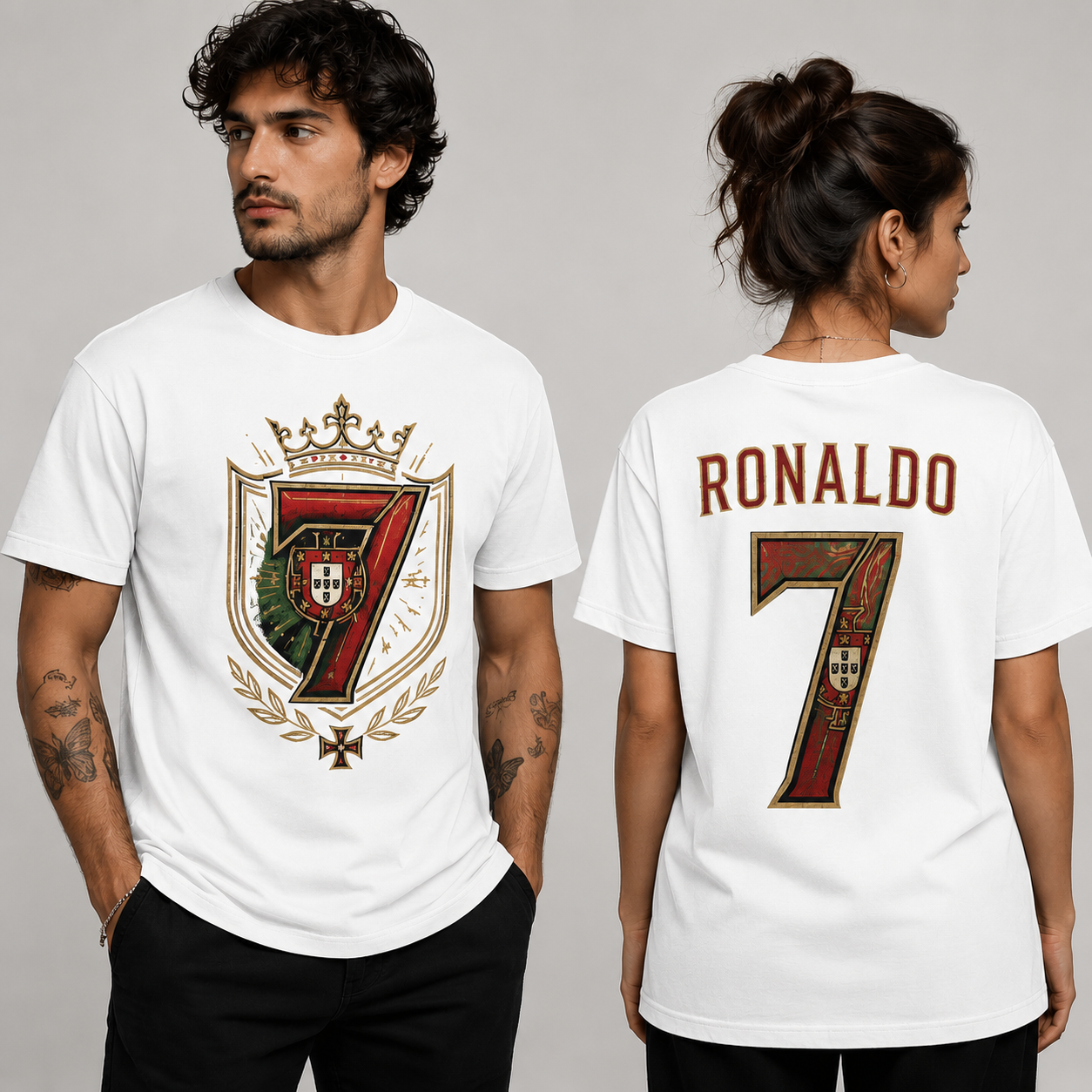 Unisex Loose Fit T-Shirt 100% Cotton Soft Comfortable Summer Casual Printed Top