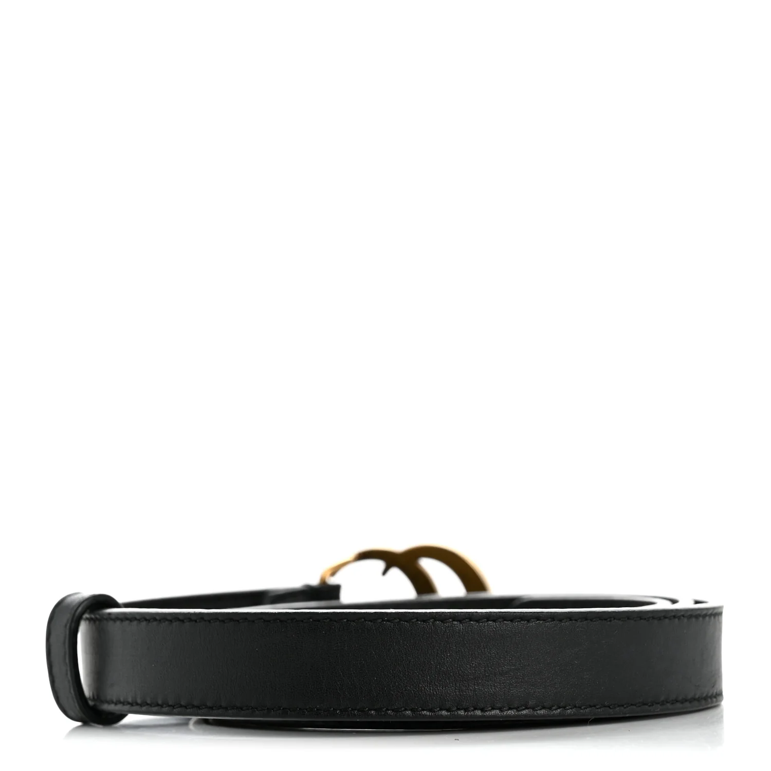 Calfskin Double G 20mm Belt 80 32 Black