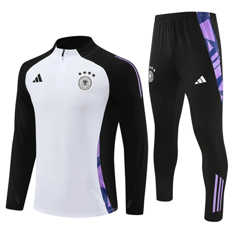 2024-25 Germany White Long Sleeve Training Suit