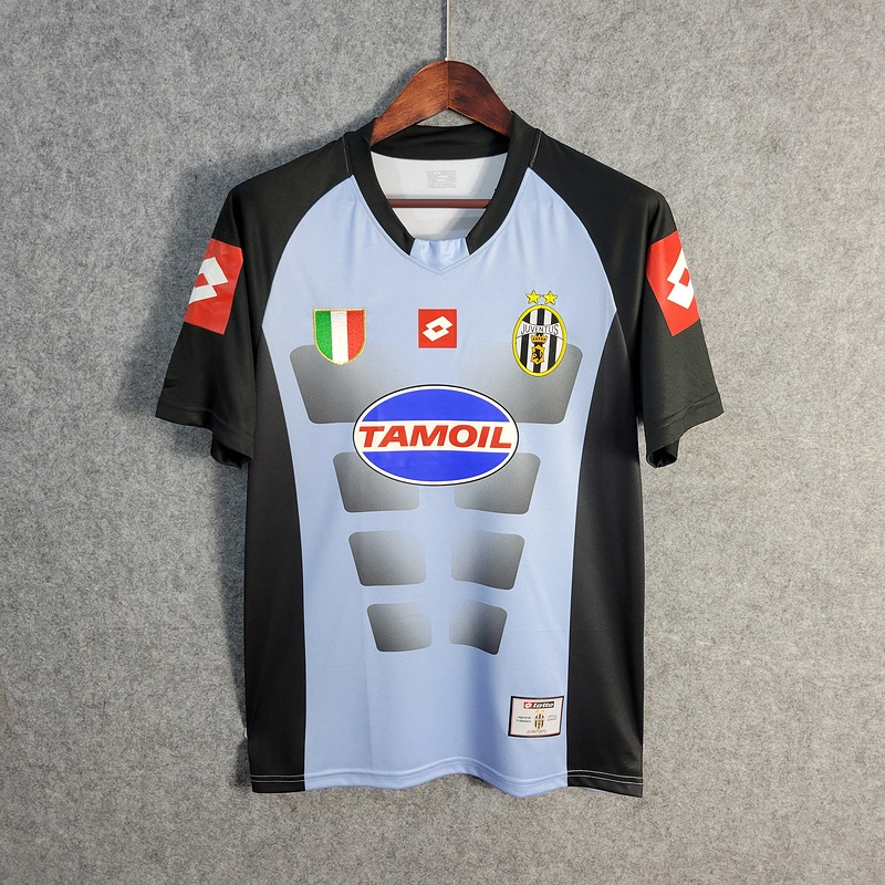 Retro 2002-03 Juventus goalkeeper away Retro Football jersey retro