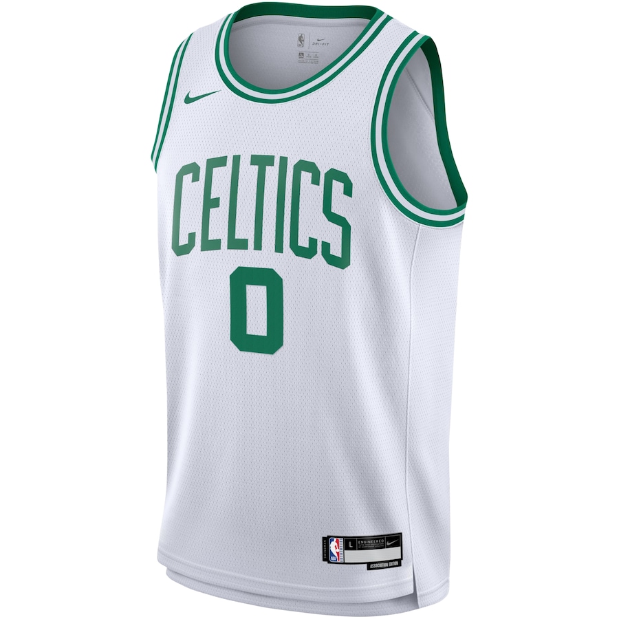 Youth Boston Celtics Jayson Tatum White Swingman Jersey - Association Edition