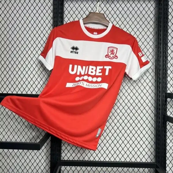 2024/2025 Middlesbrough Home Football Shirt 1:1 Thai Quality